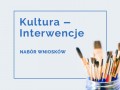 Kultura – Interwencje 2021. Nabór wniosków.