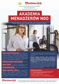 Akademia Menadżerów NGO - cykl bezpłatnych spotkań warsztatowych